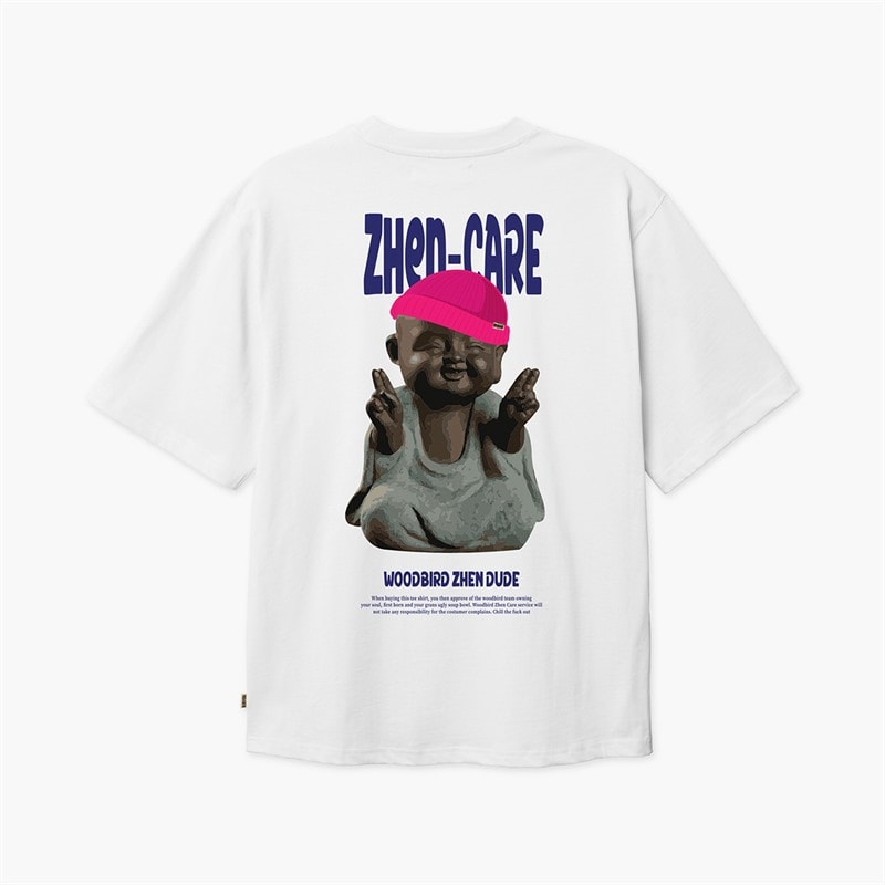 Woodbird Mens Baine Dude T-Shirt White - Image 1