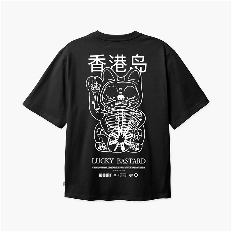 Woodbird Mens Baine T-Shirt Black - Image 1