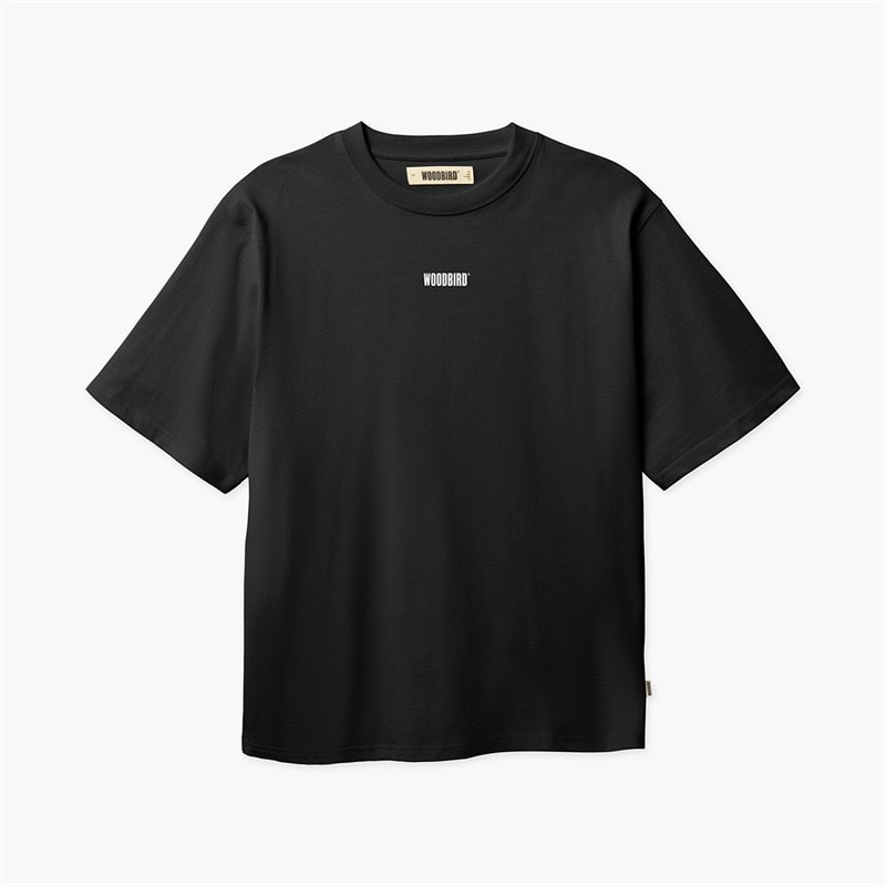 Woodbird Mens Baine T-Shirt Black - Image 2