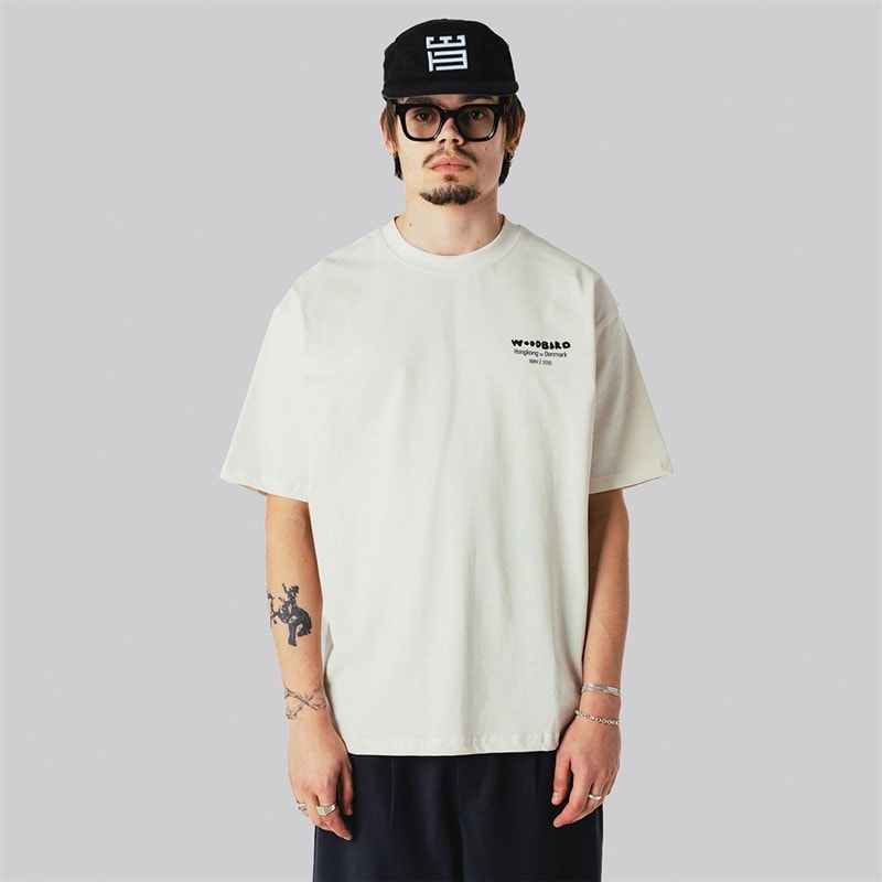 Woodbird Mens Baine Wok T-Shirt Off White - Image 2