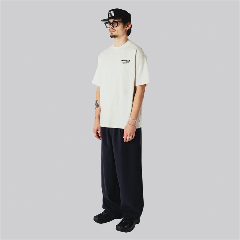 Woodbird Mens Baine Wok T-Shirt Off White - Image 3