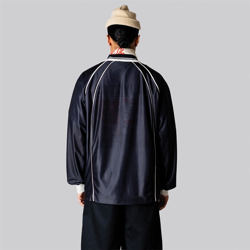 Woodbird Mens Taka Long Sleeve Polo Shirt Black - Image 2