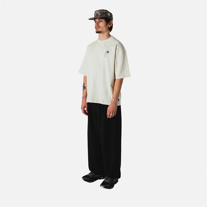 Woodbird Mens Beam Suma T-Shirt Off White - Image 3