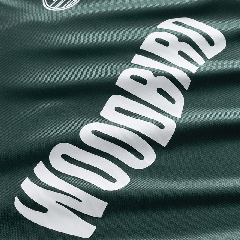 Woodbird Mens Taka Short Sleeve Polo Shirt Pine Green - Image 4