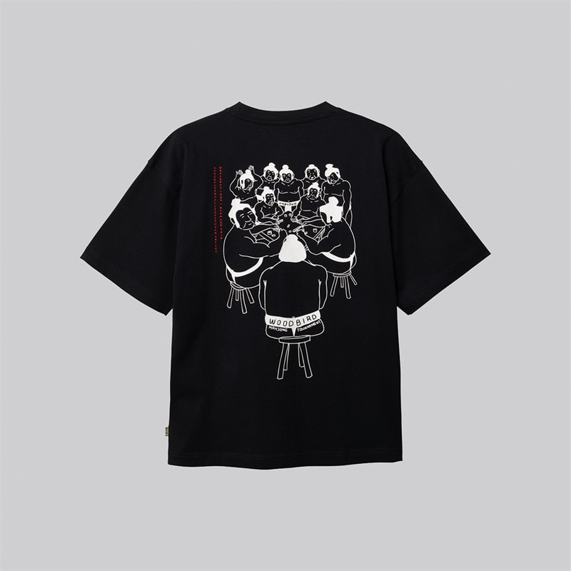 Woodbird Mens Beam Suma T-Shirt Black - Image 5