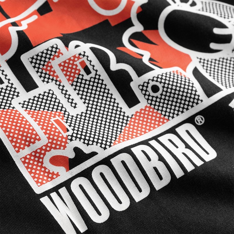 Woodbird Mens Baine Zilla T-Shirt Black - Image 4