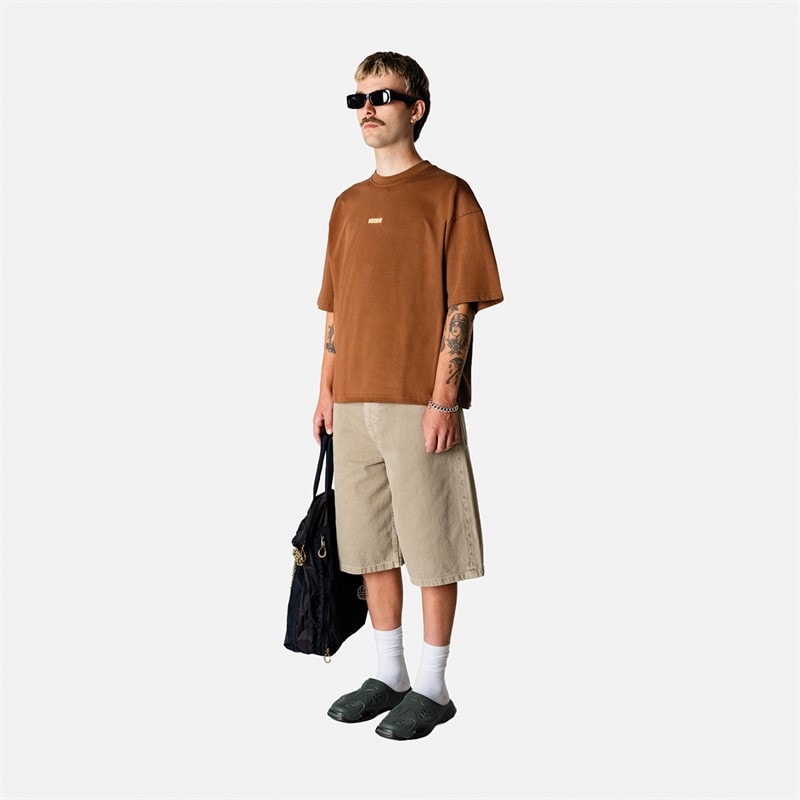 Woodbird Mens Beam Lion T-Shirt Mid Brown - Image 3