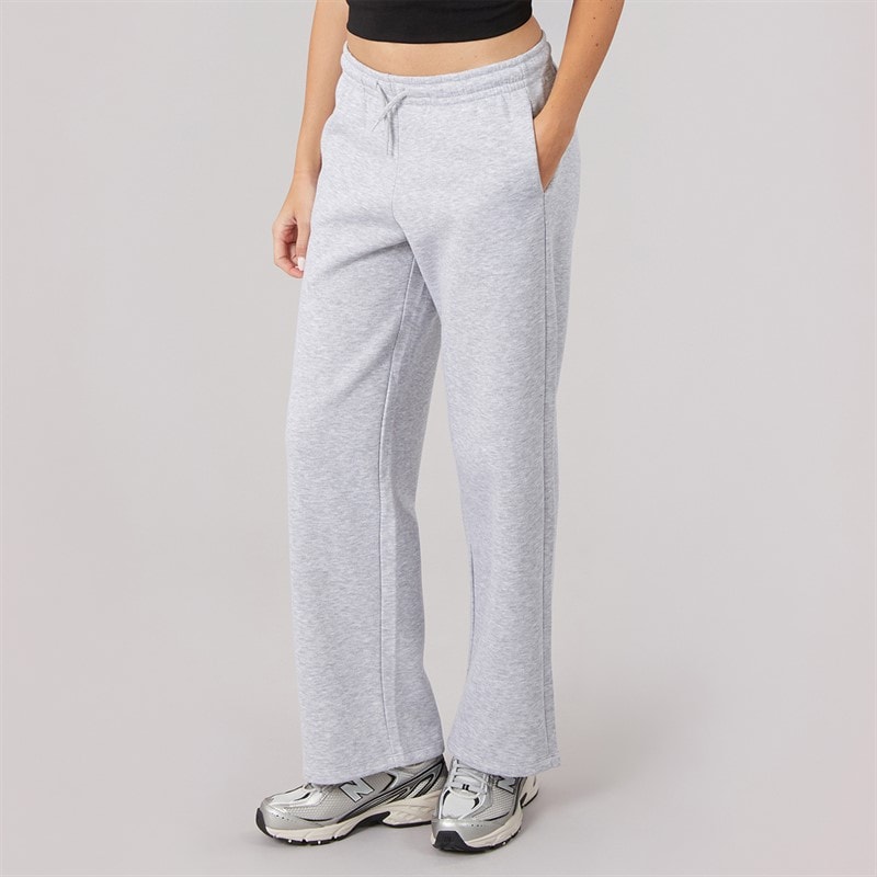 JJ REBEL Womens Viola Joggers Light Grey Marl - Image 1