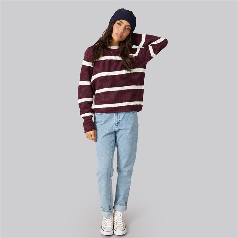 JJ REBEL Womens Jasmine Knit Crew Neck Fig - Image 4