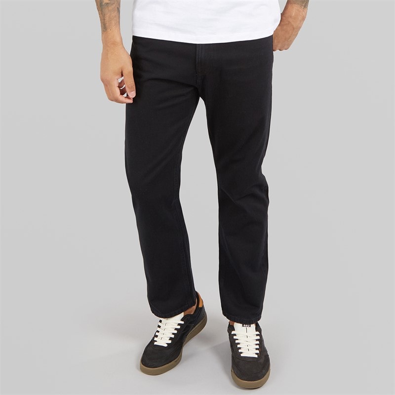 JJ REBEL Mens Roxan Relaxed Fit Jeans Black - Image 1