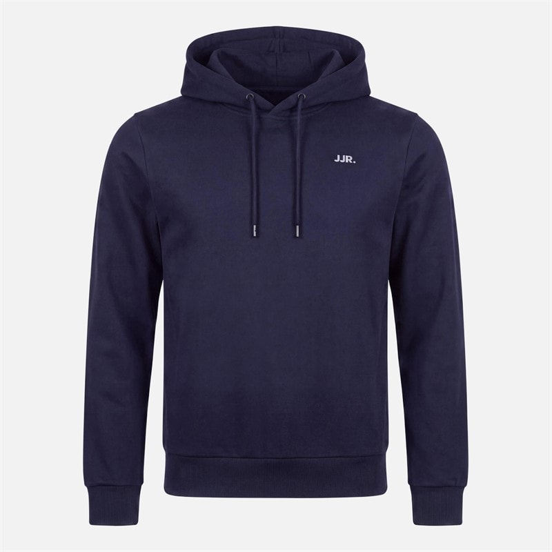 JJ REBEL Mens Three Pack Logo Hoodies Light Grey Marl/Sky Captain/Black - Image 3