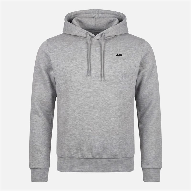 JJ REBEL Mens Three Pack Logo Hoodies Light Grey Marl/Sky Captain/Black - Image 4