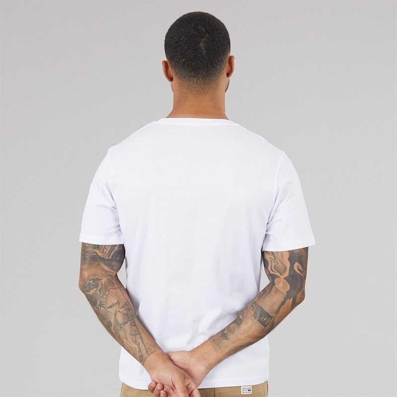 JJ REBEL Mens Five Pack Logo T-Shirts White/Black/Sky Captain/Roasted Cashew/Grape Leaf - Image 2