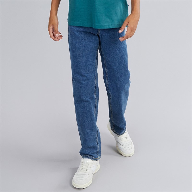 JJ REBEL Boys Noah Regular Fit Jeans Mid Blue - Image 1