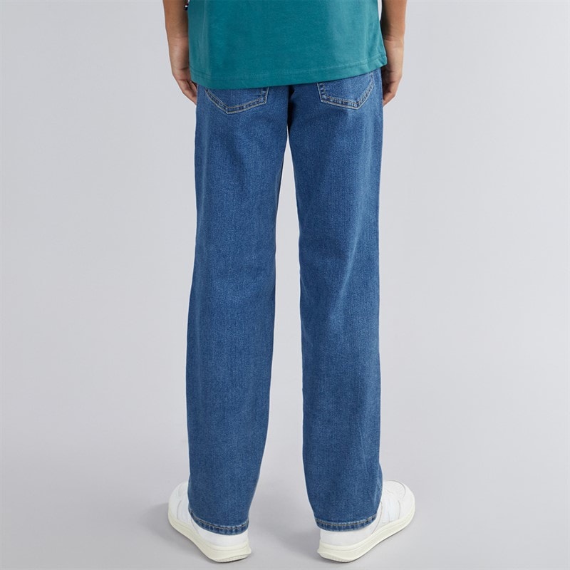 JJ REBEL Boys Noah Regular Fit Jeans Mid Blue - Image 2
