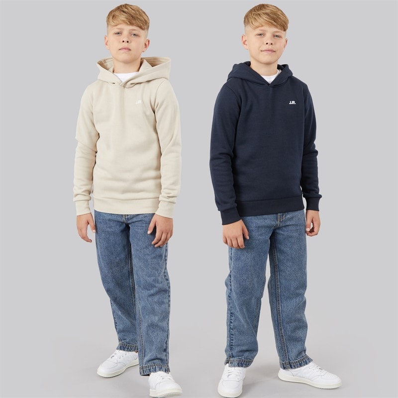 JJ REBEL Boys Two Pack Hoodies Sky Captain/Moonbeam - Image 4