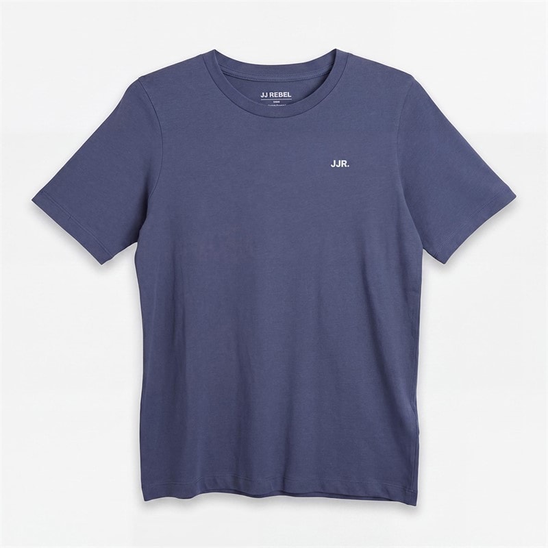JJ REBEL Boys Three Pack T-Shirts Black/White/Vintage Indigo - Image 4