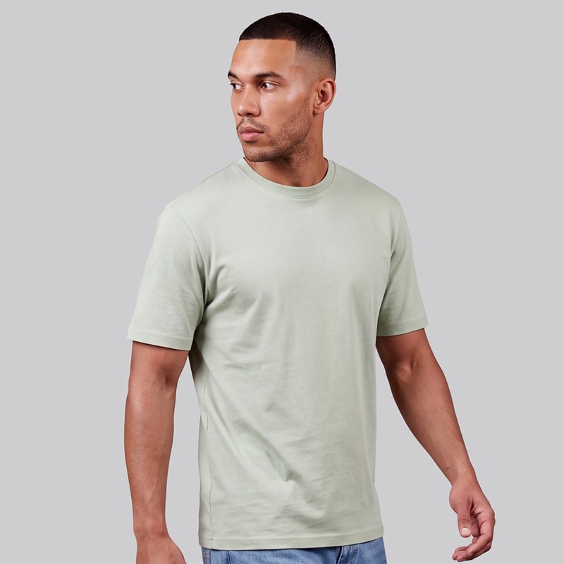 JJ REBEL Mens Simon T-Shirt Aqua Grey - Image 2