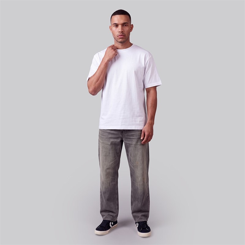 JJ REBEL Mens Simon T-Shirt White - Image 4