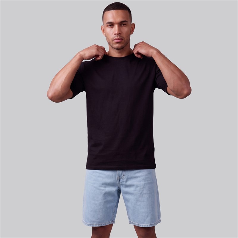 JJ REBEL Mens Simon T-Shirt Black - Image 3