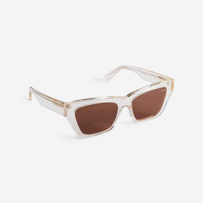 AY Studios Beam Sunglasses Transparent Yellow Light - Image 1