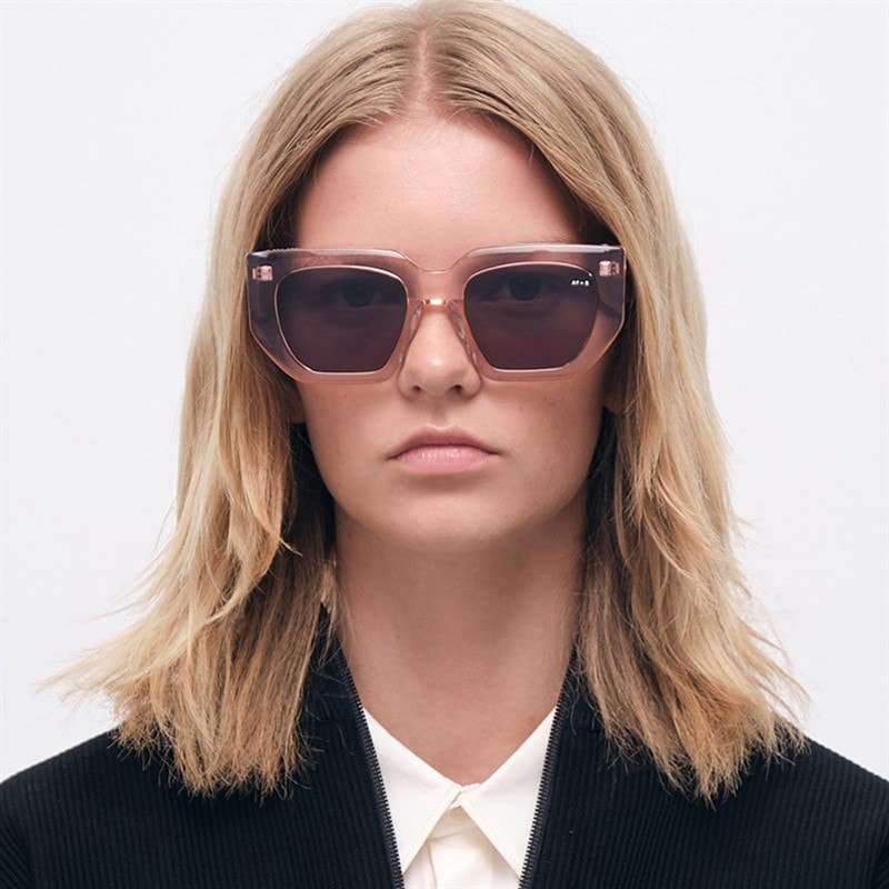 AY Studios Flash Sunglasses Transparent Pink - Image 3