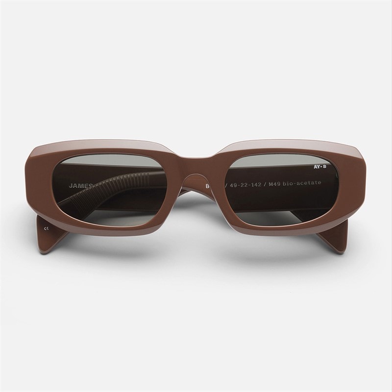 AY Studios Bloom Sunglasses Solid Chocolate Brown - Image 2