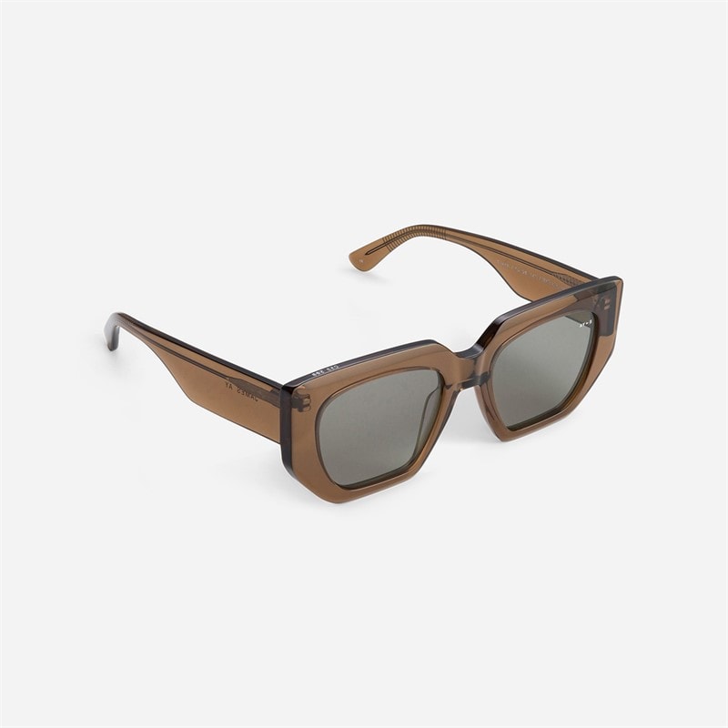 AY Studios Flash Sunglasses Transparent Coffee Brown - Image 1