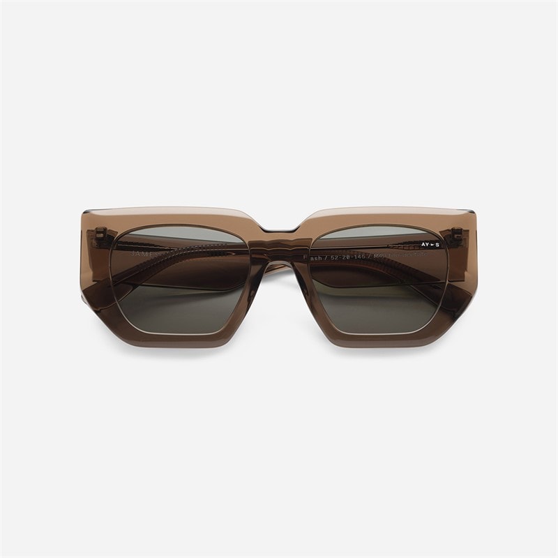AY Studios Flash Sunglasses Transparent Coffee Brown - Image 2