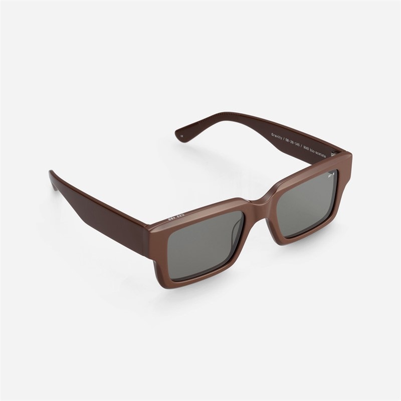 AY Studios Gravity Sunglasses Solid Chocolate Brown - Image 2