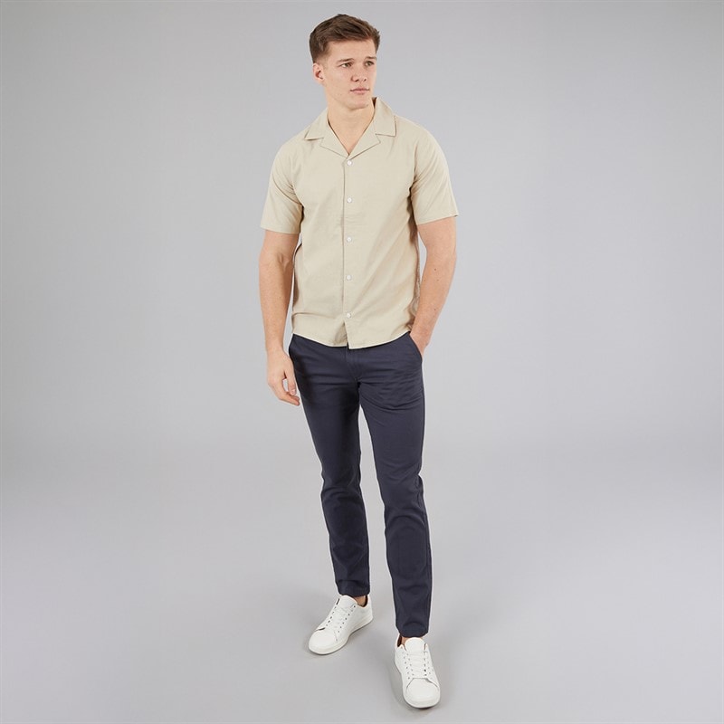 C.R.C. Mens Berry Lns Shirt Brown - Image 4
