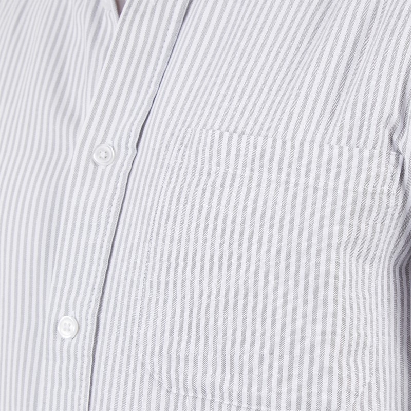 C.R.C. Mens Mosh Oxford Shirt Olive/White - Image 3