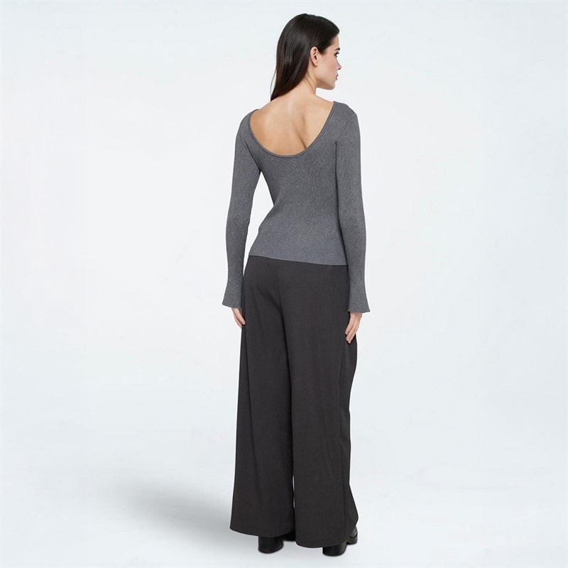 Moves Womens Twusti Jumper 960M Grey Melange - Image 2