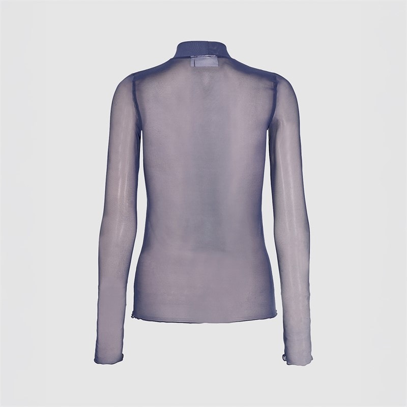 Moves Womens Filana Long Sleeve Blouse 0925 Patriot Blue - Image 2