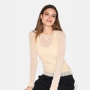 Moves Womens Markhild T-Shirt 030 Ivory Cream
