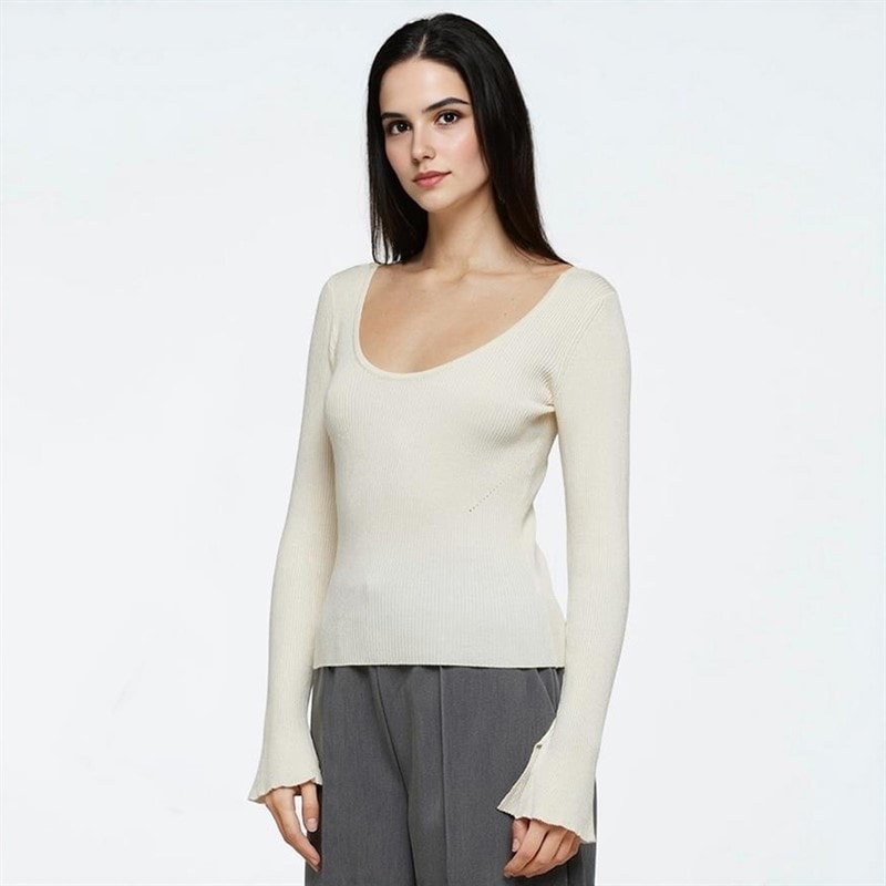 Moves Womens Twusti Jumper 0105 Antique White - Image 1