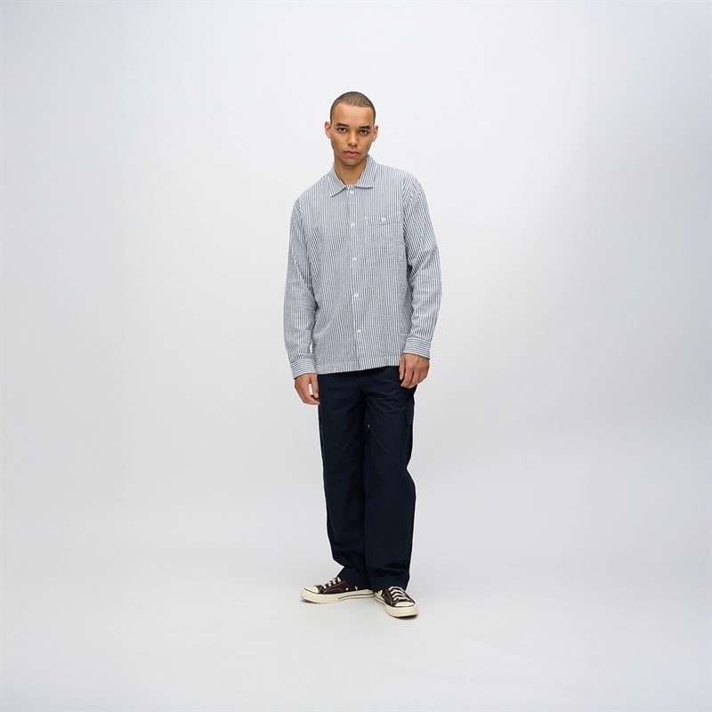 Minimum Mens Francis Long Sleeve Shirt 3922 Sky Captain - Image 3