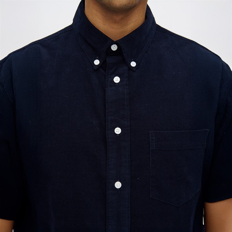 Minimum Mens Colt Long Sleeve Shirt 687 Navy Blazer - Image 5