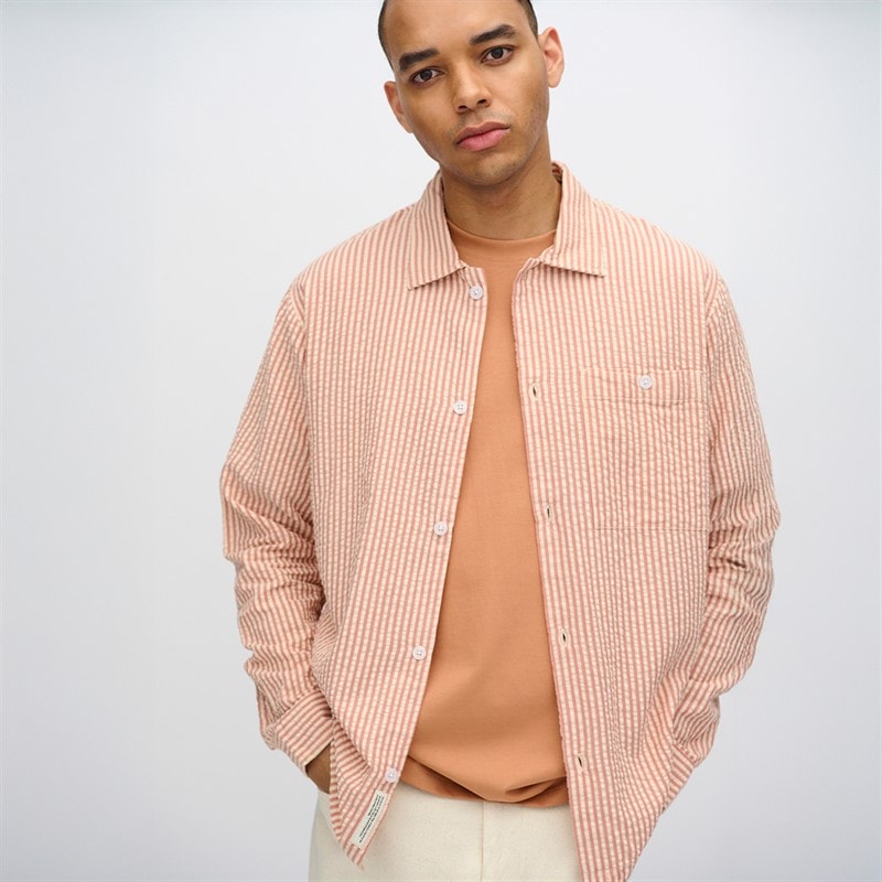 Minimum Mens Francis Long Sleeve Shirt 1235 Sandstorm - Image 3