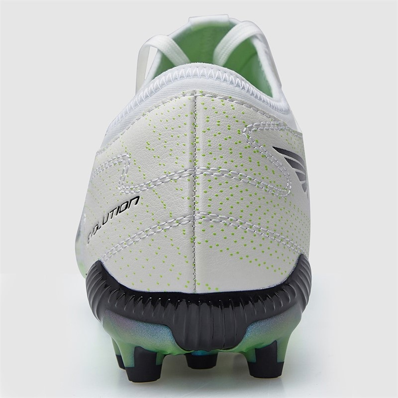 Joma Mens Evolution 25 AG Artificial Grass Football Boots White/Fluoro Green - Image 4