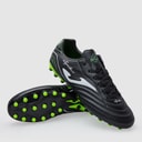 Joma Mens Aguila 25 AG Artificial Grass Football Boots Black/Fluoro Green