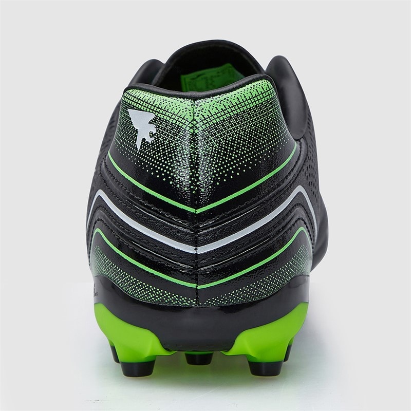 Joma Mens Aguila 25 AG Artificial Grass Football Boots Black/Fluoro Green - Image 4