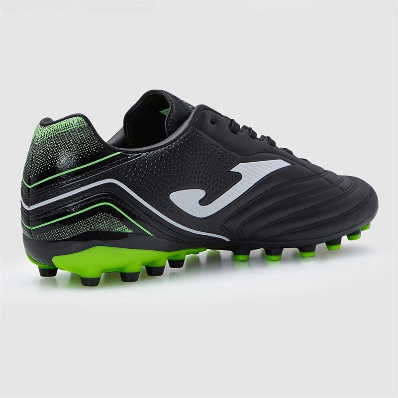 Joma Mens Aguila 25 AG Artificial Grass Football Boots Black/Fluoro Green - Image 5