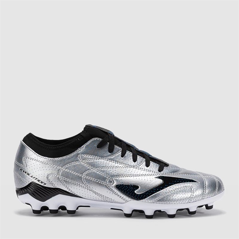 Joma Mens Evolution 25 FG Firm Ground Football Boots Silver