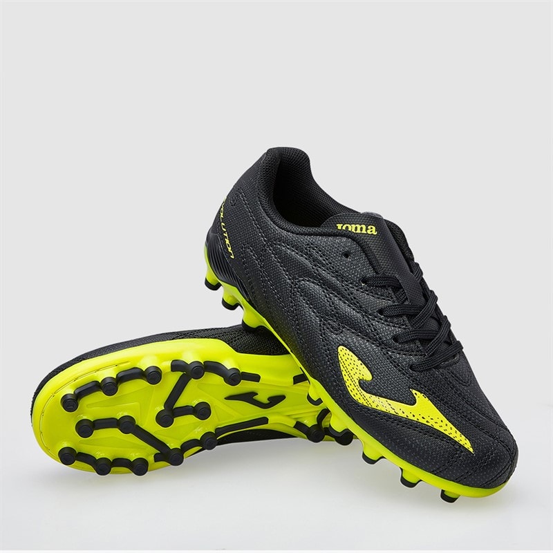 Joma Junior Evolution 25 AG Artificial Grass Football Boots Black