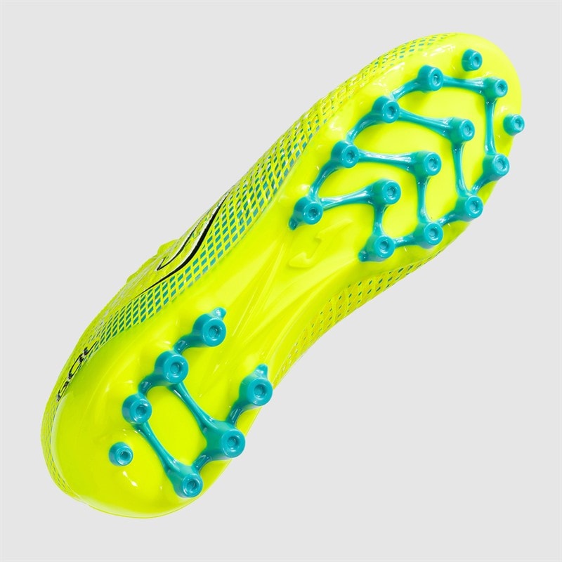 Joma Mens Gol 25 AG Artificial Ground Football Boots Fluoro Yellow - Image 2