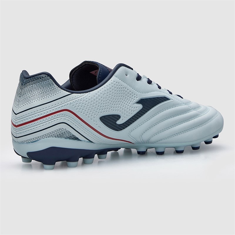Joma Mens Aguila 25 AG Artificial Grass Football Boots Light Blue/ Navy Blue - Image 5