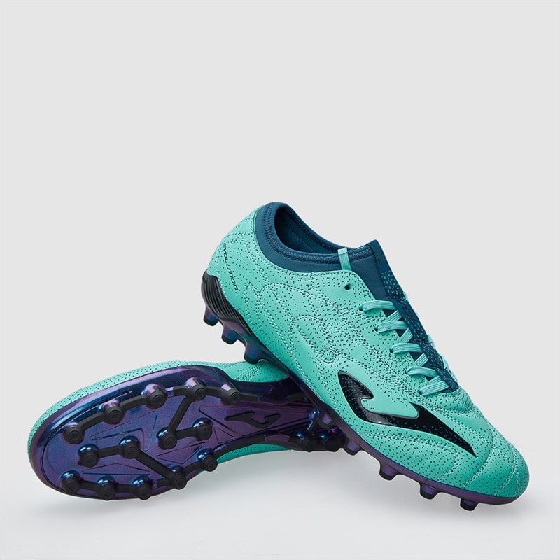 Joma Mens Evolution 25 AG Artificial Grass Football Boots Turquoise