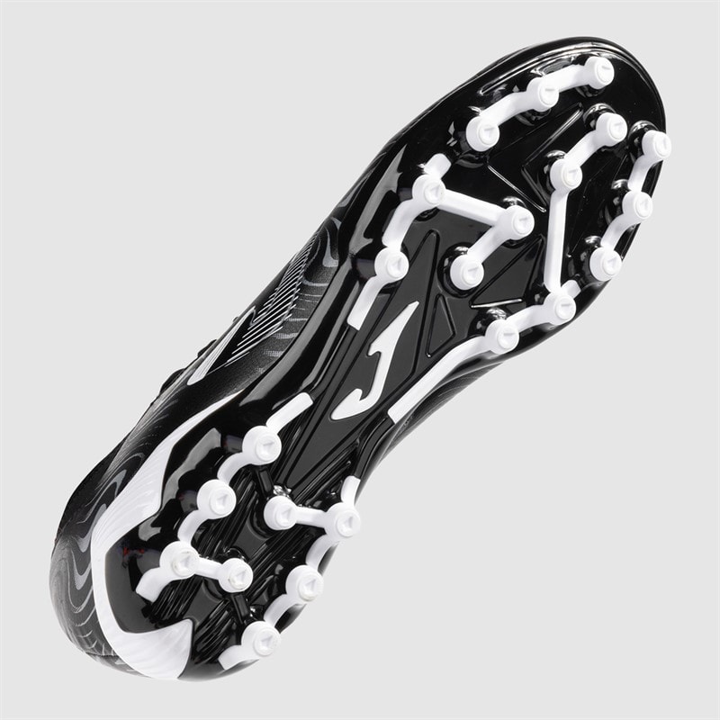 Joma Mens Evolution 25 AG Artificial Grass Football Boots Black/Fuschia - Image 2