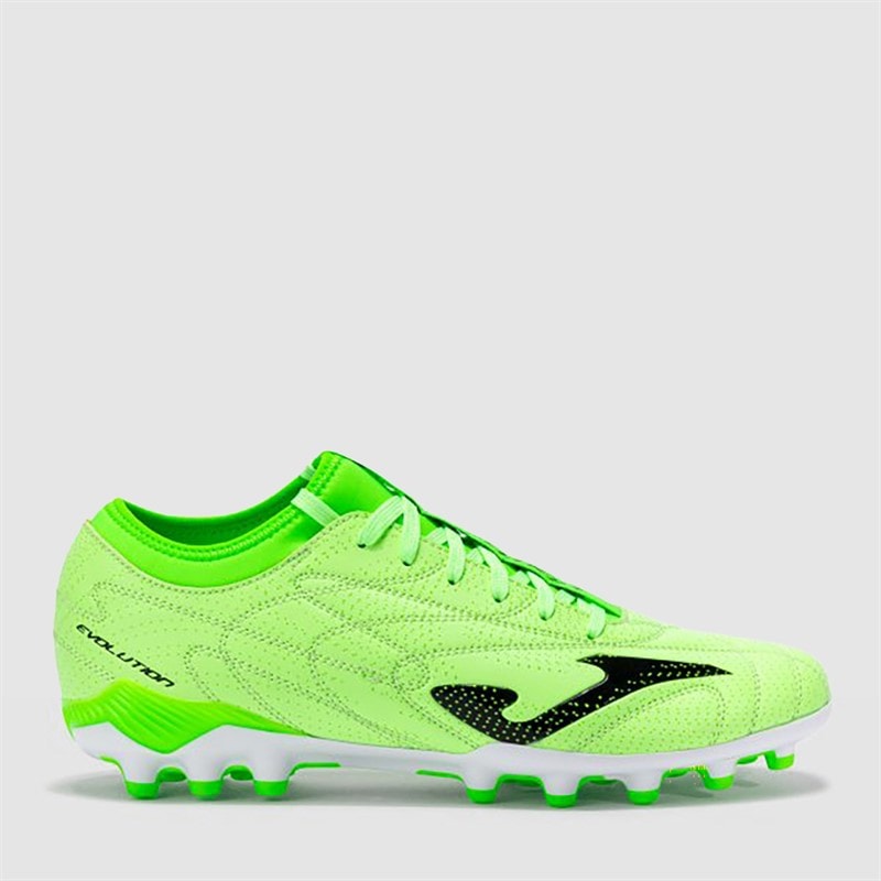 Joma Mens Evolution 25 FG Firm Ground Football Boots Fluoro Green